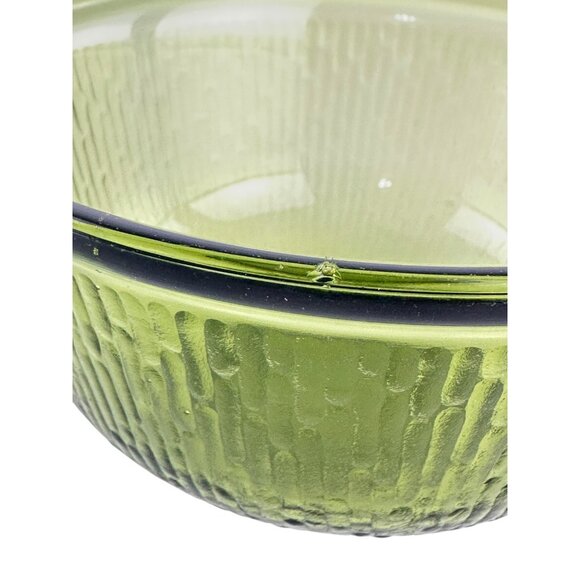 Bartlett Collins Old Hickory Green Glass Mixing Bowl Small Size Textured Vintage - Picture 3 of 16